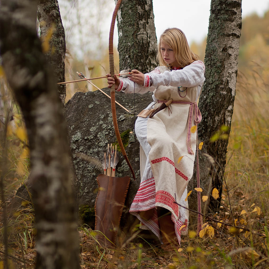 Sexy photo Girls in Slavic costumes in Cuenca